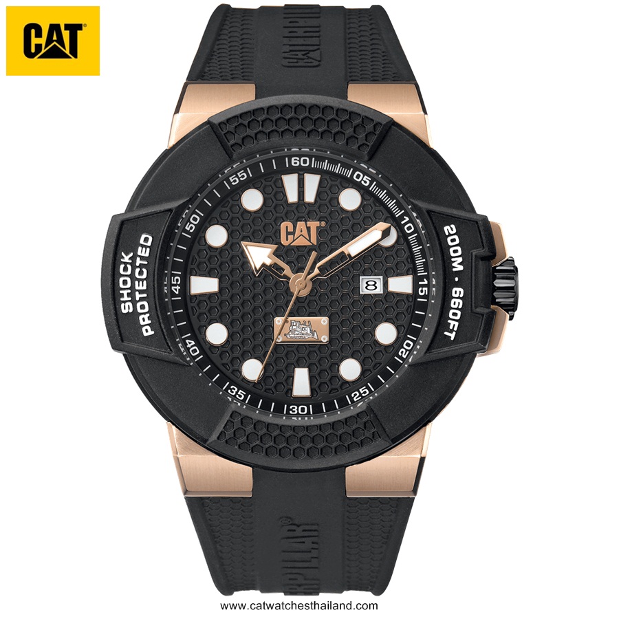 CAT SHOCKMASTER ROSE GOLD SILICONE รุ่น SF.191.21.119