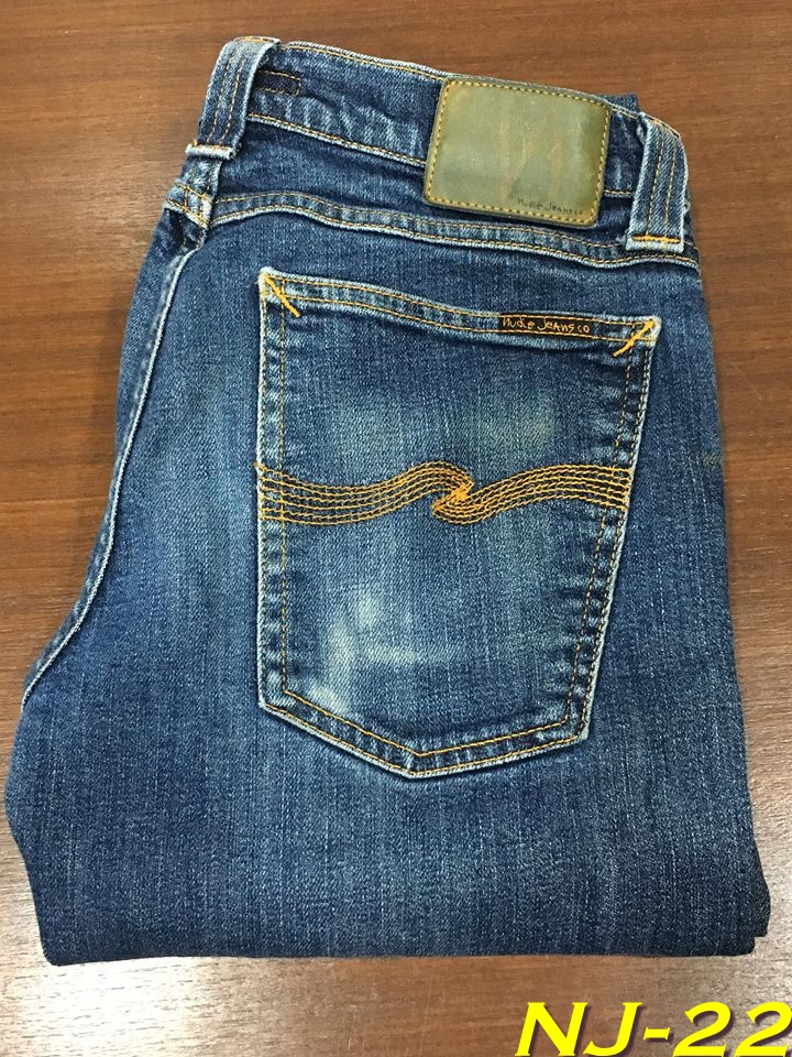 Nudie Jeans มือสอง Tight Long John Denim Stretch เอว 30 ยาว 33