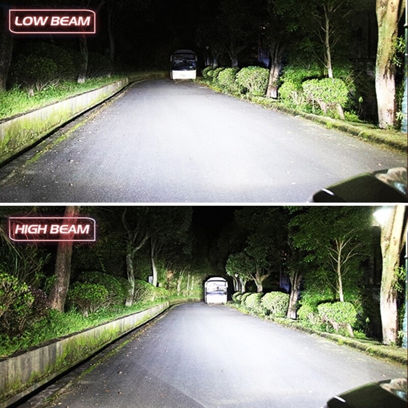 SALE!! Z7 หลอดไฟรถยนต์ LED รุ่น Z7 16000LM/คู่ 6500K 55W 11-30V รับประกัน 3 เดือน ขั้ว H4 H7 H11 HB3 HB4 HIR2