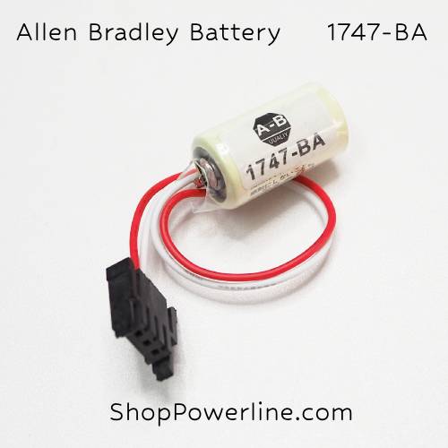 แบตเตอรี่ Battery Allen-Bradley (AB 1747-BA, CR14250SE) 3V (Black Plug)