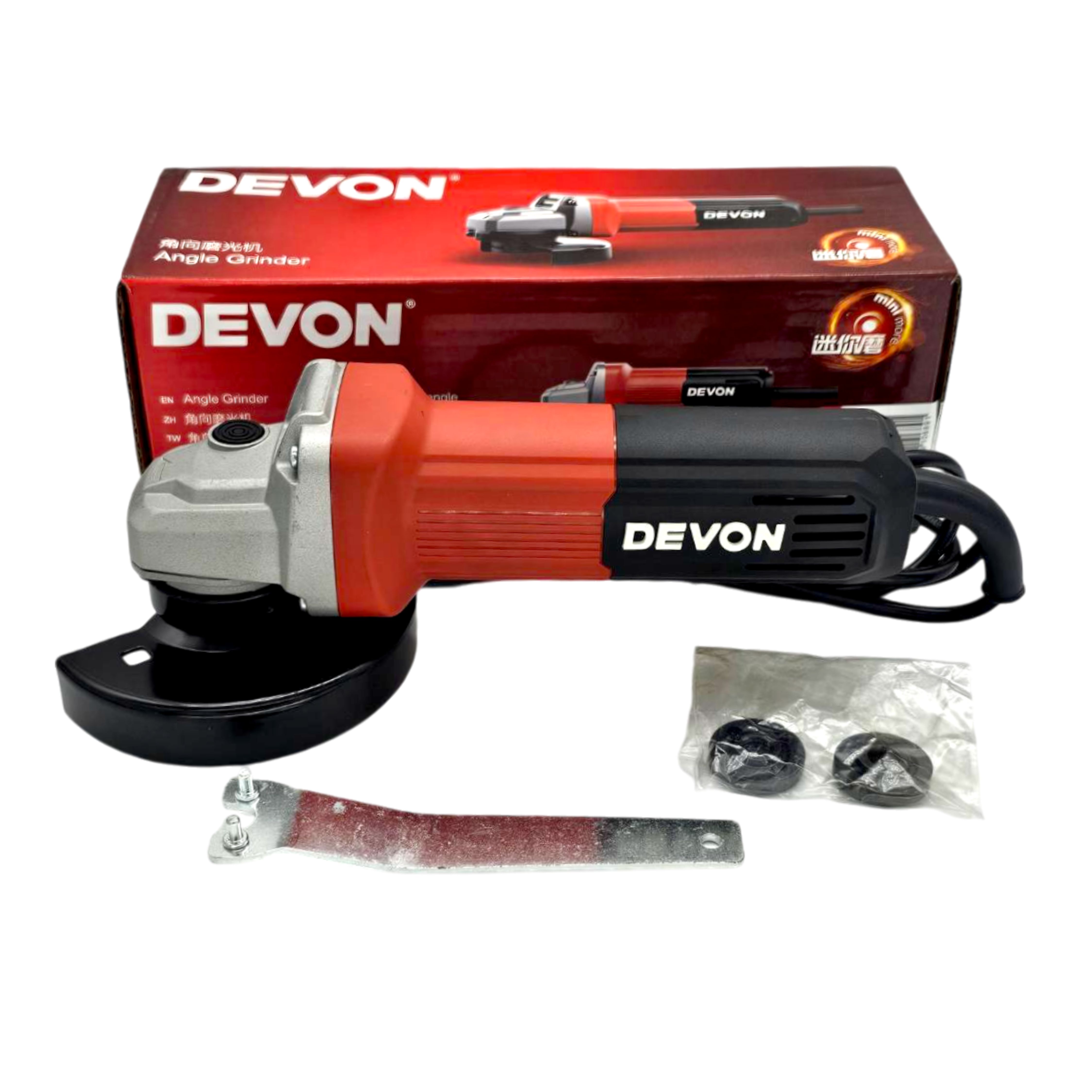 เครื่องเจียรไฟฟ้า เครื่องเจียร์ 4 นิ้ว สวิทซ์ท้าย 710W DEVON 2852-7-100B