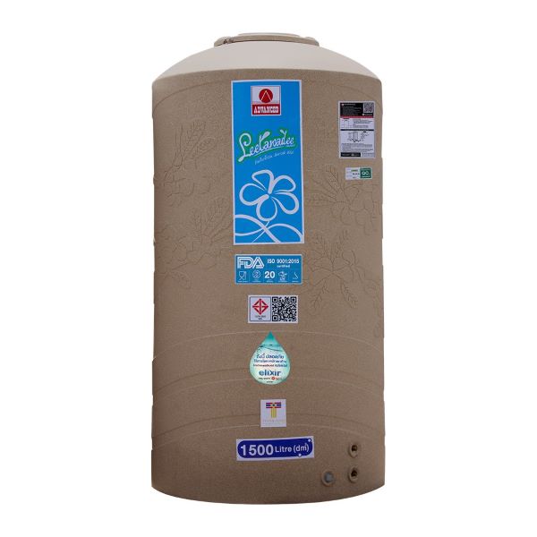 ถังเก็บน้ำบนดิน แอ็ดวานซ์ รุ่นลีลาวดี (Leelawadee) ขนาด 1500 ลิตร