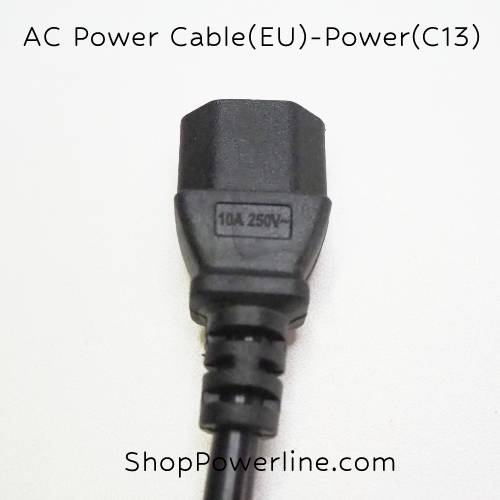 สายไฟ AC Power Cable(EU) - Power(C13) (0.75mm)(1.5m)