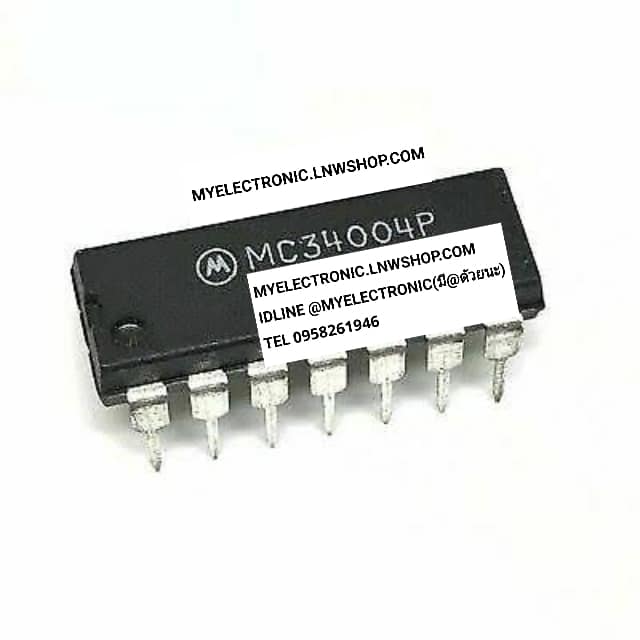ขาย MC34004P ตัวถัง DIP-14ขา ยี่ห้อ MOTOLOLA ไอซี IC MC34004 ราคาตัวละ บาท