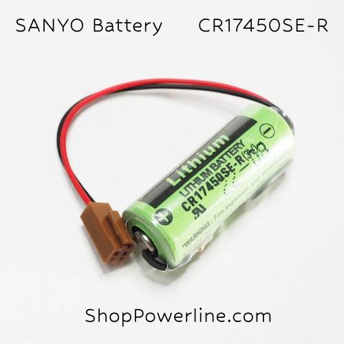 แบตเตอรี่ Battery SANYO (CR17450SE-R, A98L-0031-0012) 3V (Brown Plug)