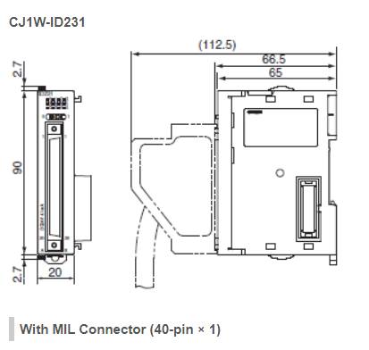OMRON (CJ1W-ID231) DC Input Units (32 Inputs) สินค้าใหม่
