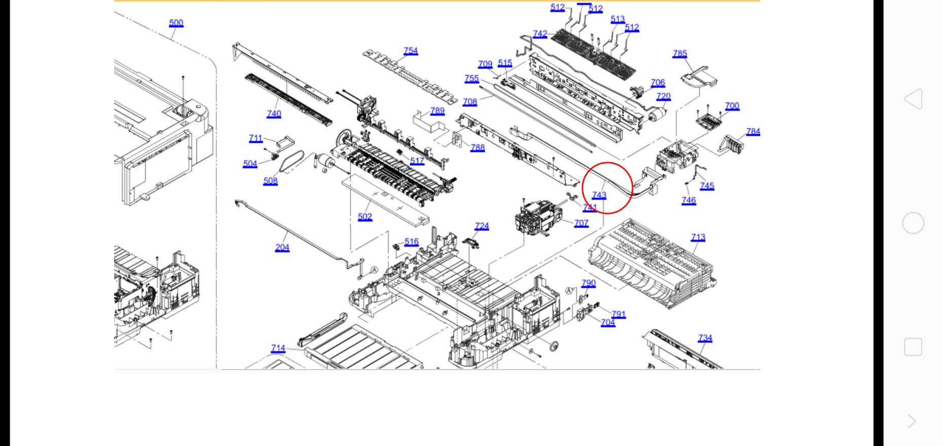 FFC HEAD ASSY,B;IEI EPSON L1455 ตำแหน่งที่ 743