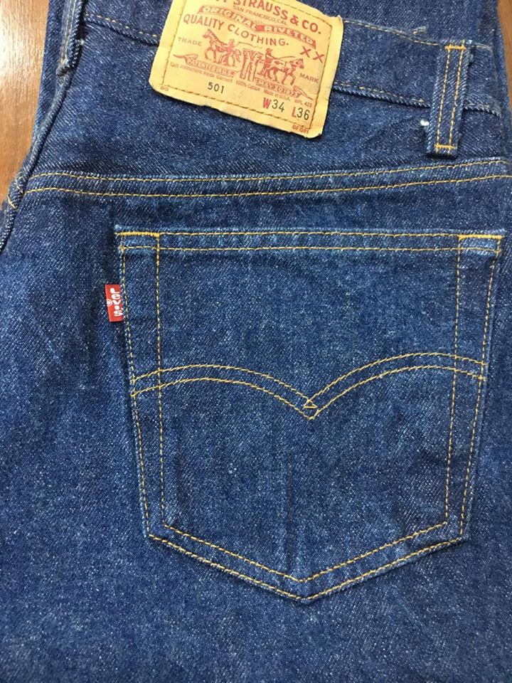 Levi's 501 0000 Made in USA ปี 1987 เอว 33 ยาว 33.5