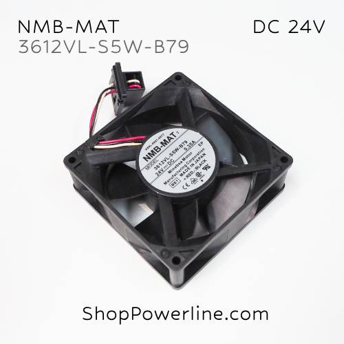 พัดลม Fan NMB-MAT (3612VL-S5W-B79, A90L-0001-0577) DC24V 92x92x32mm 0.35A (3wire Fanuc Special Plug)