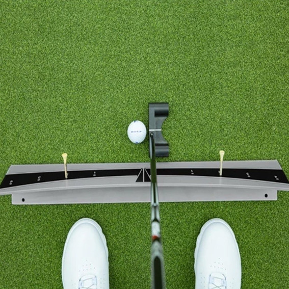 อุปกรณ์ช่วยพัตกอล์ฟ Metal Putter Trainer