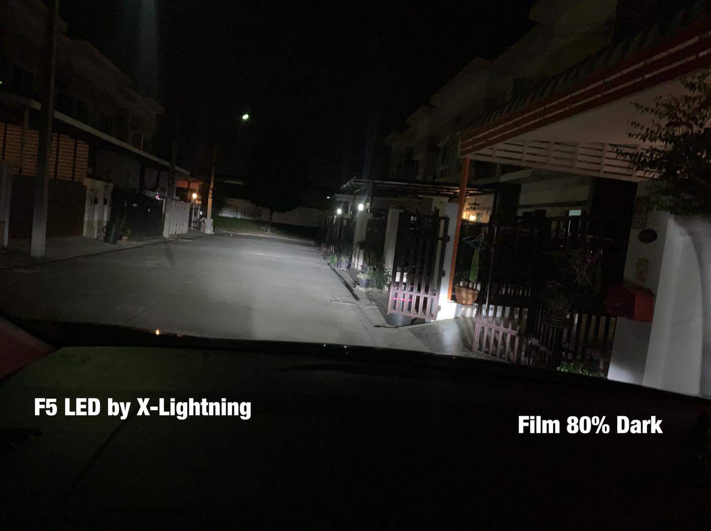 SALE หลอดไฟ LED ไฟหน้ารถยนต์ รุ่น F5 ของแท้ สว่างกว่า ทน 22000LM 110W (รับประกัน 3 เดือน) ซีนอลโรงงาน