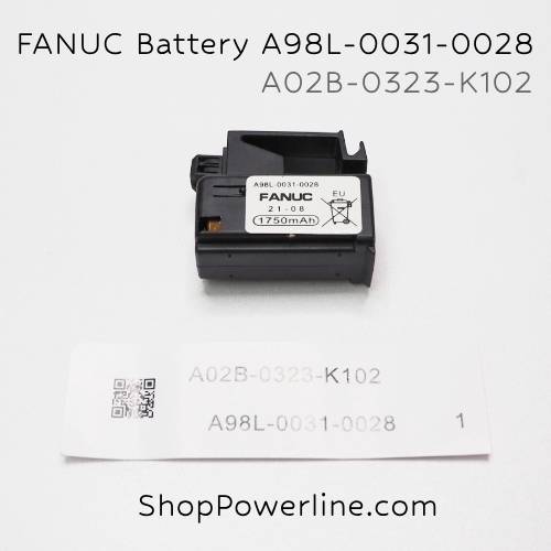 แบตเตอรี่ Battery FANUC (A98L-0031-0028, A02B-0323-K102) 3V
