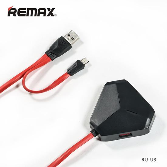 OTG HUB Remax Aliens RU-U3 (แบบ 3 USB)