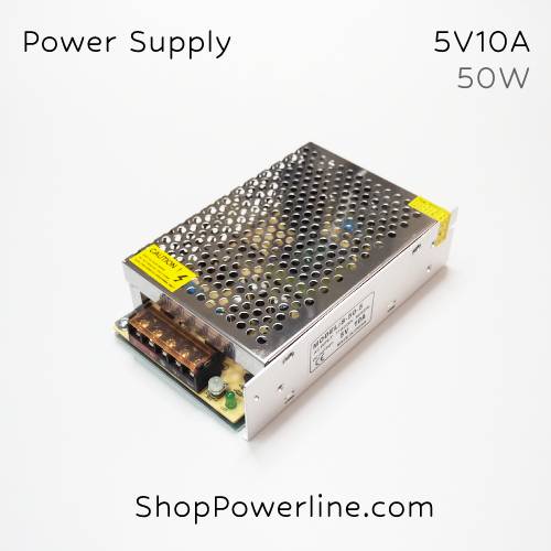 อุปกรณ์จ่ายไฟ Power Supply 5V 10A 50W