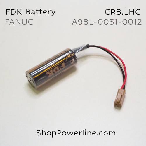 แบตเตอรี่ Battery FDK (CR8.LHC, CR17450SE-R, A98L-0031-0012) 3V (Brown Long Plug)