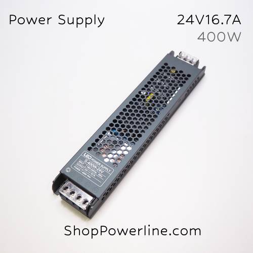 อุปกรณ์จ่ายไฟ Power Supply 24V 16.7A 400W Slim