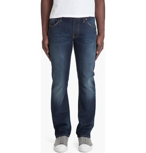 Nudie Jeans Slacker Jack Dark Organic Used เอว 32 ยาว 34