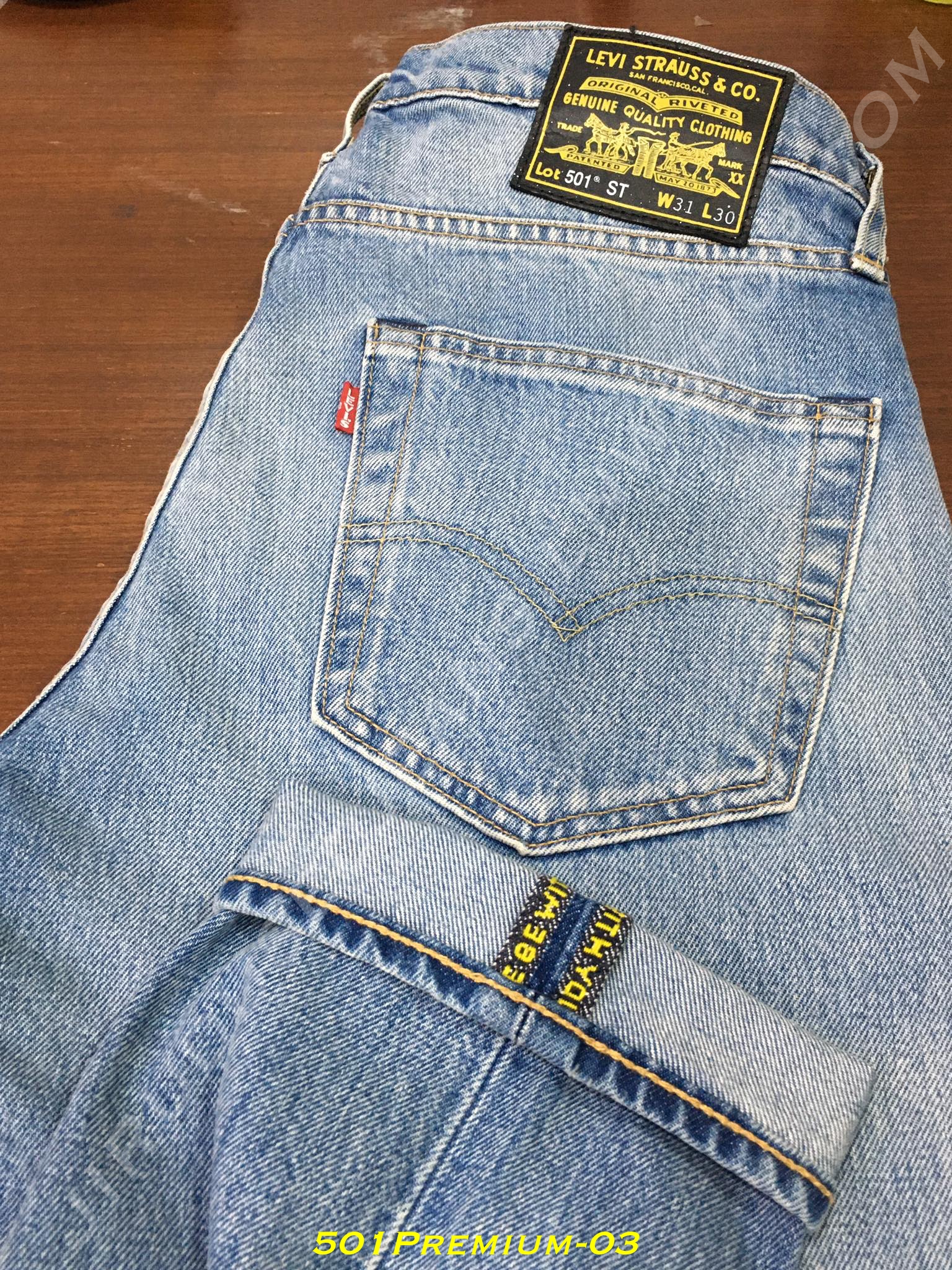 3. Levi's Premium - 501ST x Star Wars BigE ผ้าริม เอว 33 ยาว 30