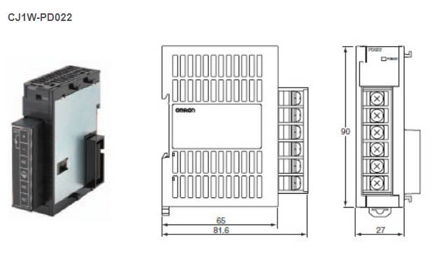 OMRON (CJ1W-PD022) DC Power Supply Unit สินค้าใหม่