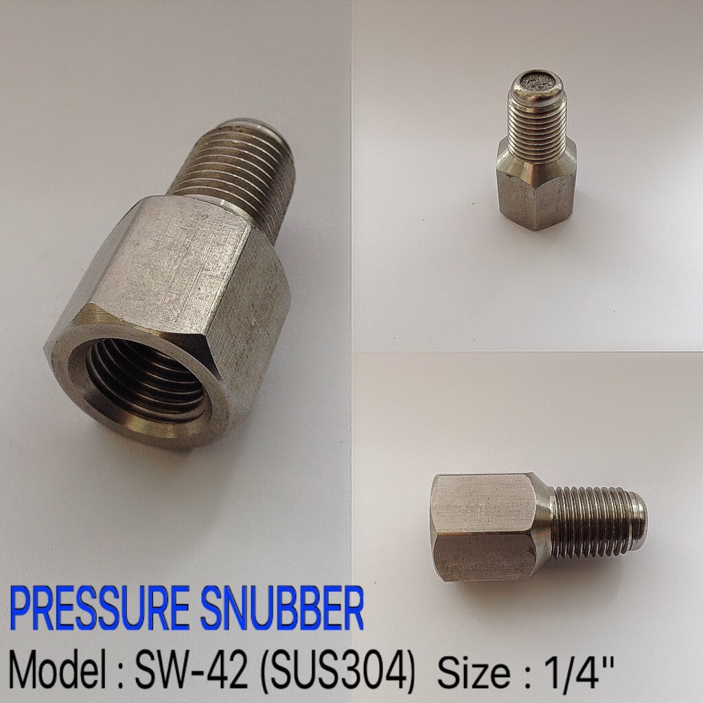 PRESSURE SNUBBER BW-42 SUS304 1/4" NPT