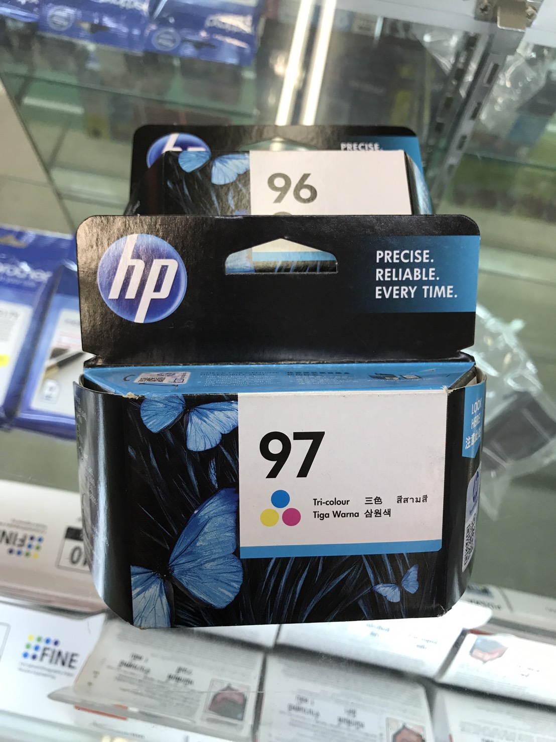 ตลับหมึก HP เบอร์ 97 สีน้ำเงิน/สีแดง/สีเหลือง