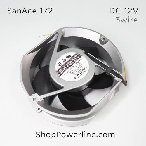 พัดลม Fan SanAce172 (109E5712PB5Y04) DC12V 172x150x51mm 2.3A (3wire)