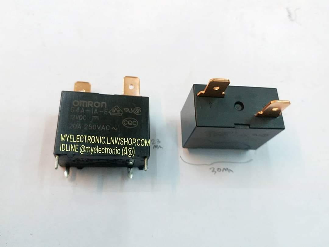 ขาย , G4A-1A-E , 12V , DC , RELAY , OMRON , รีเลย์ , ขาลงปริ้น , 4ขา , 20A250V , AC , มี หางปลาเสียบ , ใช้ใน , แผง , บอรด์ , แอร์ , คอยล์ , COIL , 12V , ราคา , ตัวล่ะ , .หน่วย , , , , บาท
