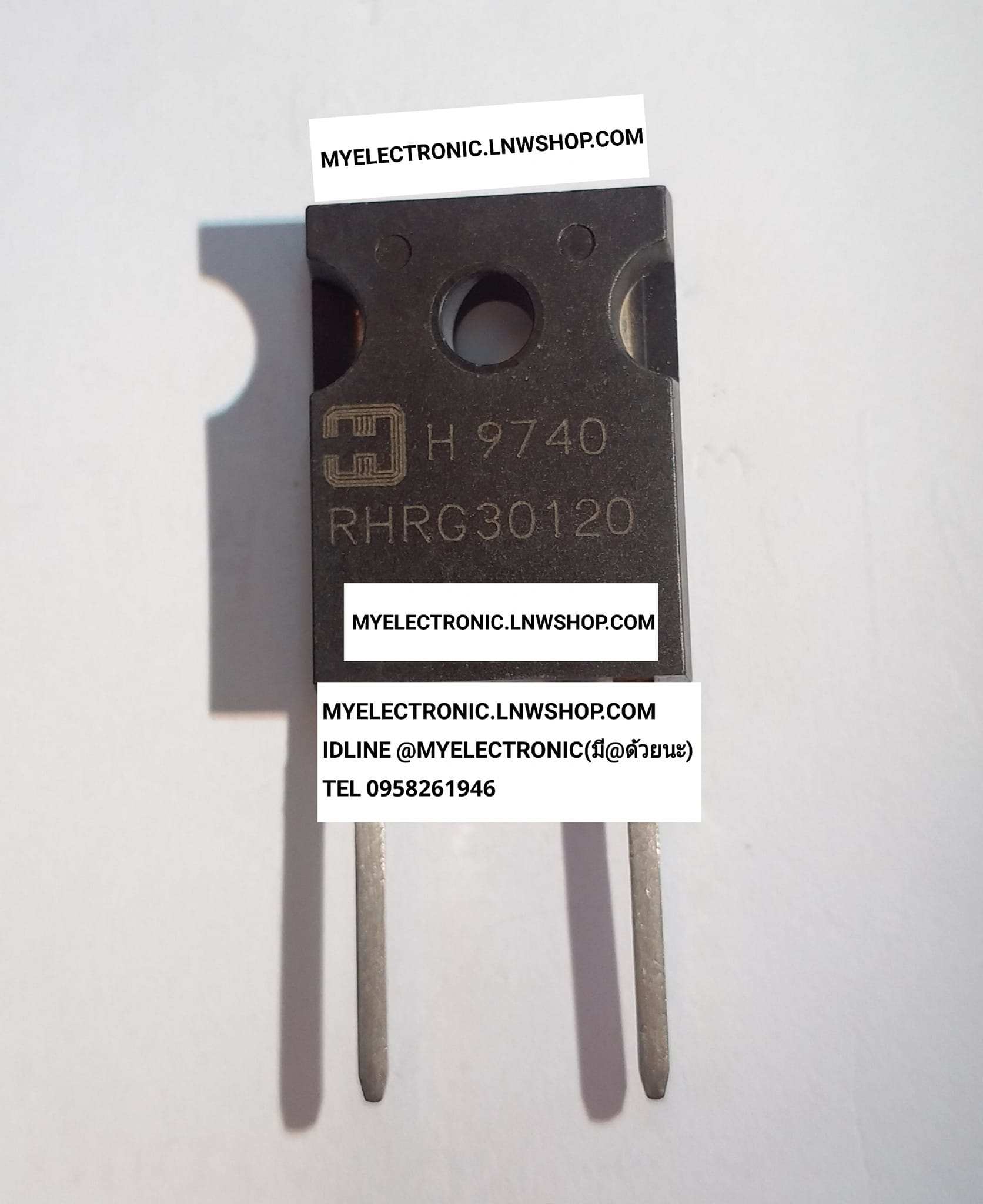 ขาย RHRG30120 ไดโอด DIODE ความถี่สูง ตัวถัง TO-247 2ขา ยี่ห้อ HARRIS ราคา ตัวละ . . . . หน่วย บาท