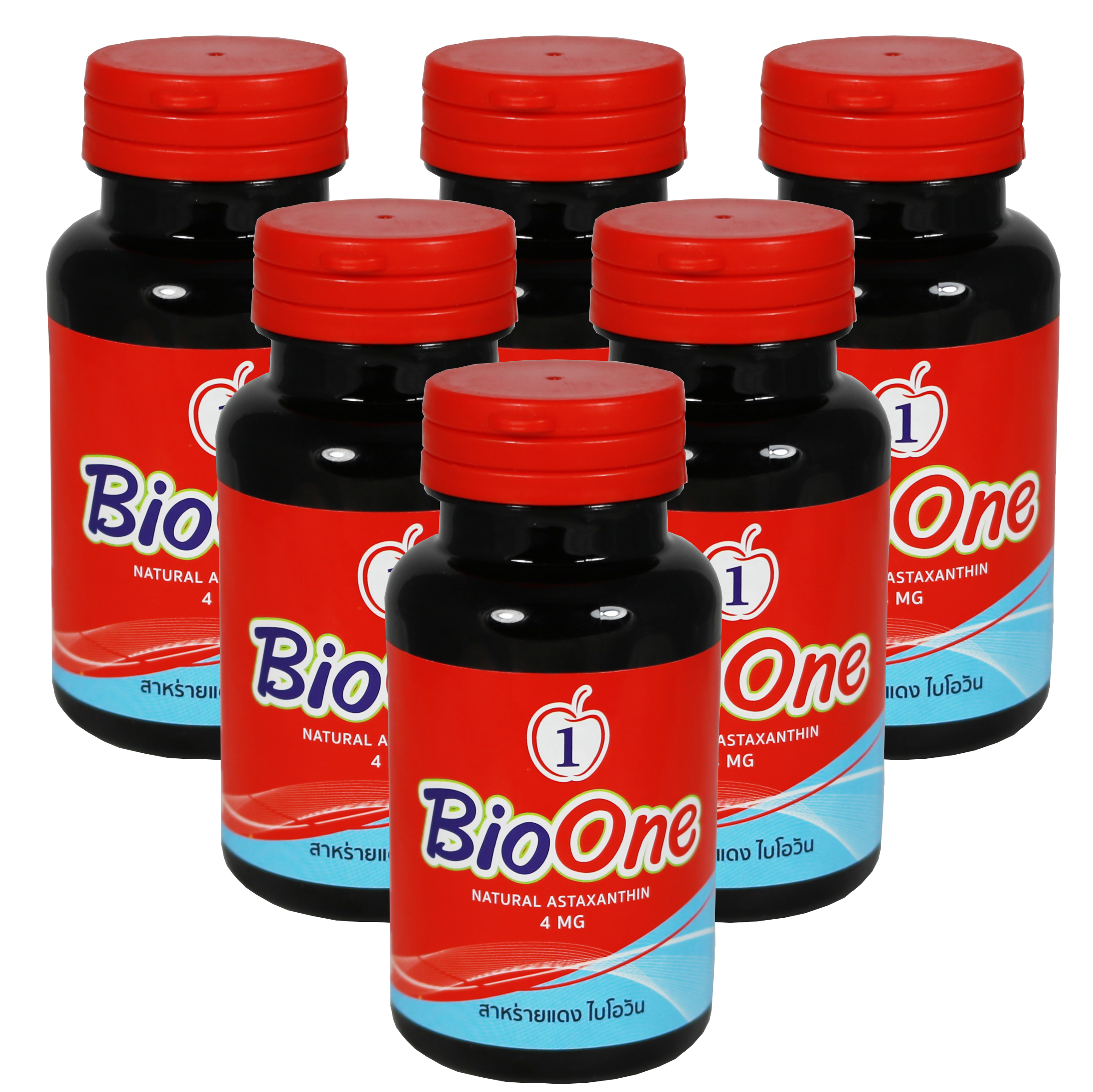 สาหร่ายแดงไบโอวัน (BioOne) 6 กระปุก จัดส่งฟรีถึงบ้าน
