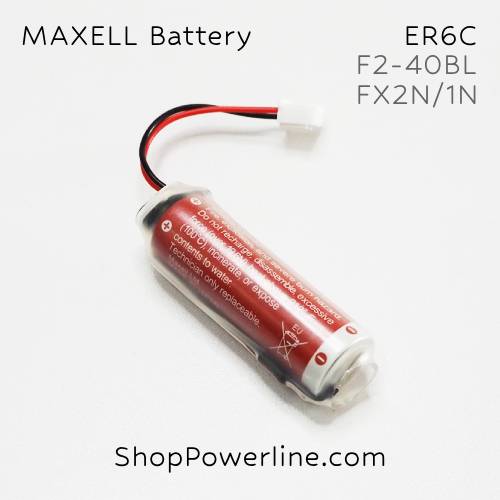 แบตเตอรี่ Battery Maxell (ER6C, F2-40BL) 3.6V (White Plug)