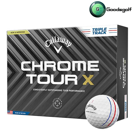 ลูกกอล์ฟ Callaway Chrome Tour X Triple Track Golf Balls 2024