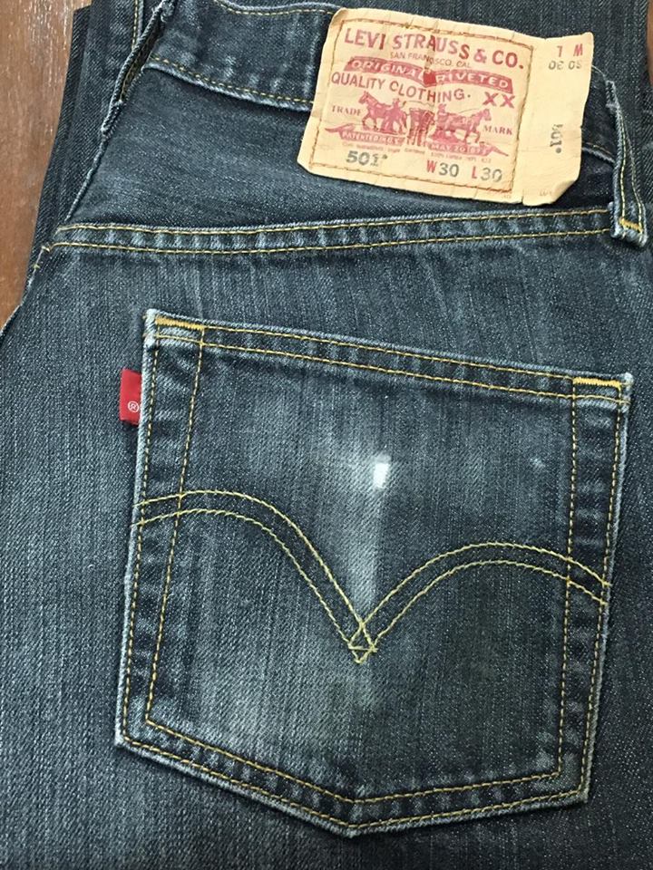 Levi's 501 5808 Made in Mexico ป้าย R ปี 2007 เอว 30 ยาว 30