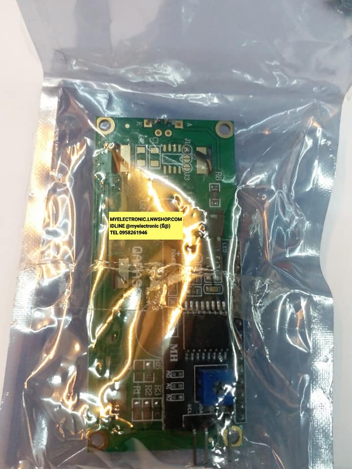 ออร์ดูโน่Arduino T180 LCD16x2 White On Bule With Black ligth i2cราคาชุดละบาท