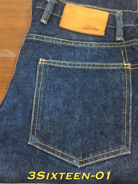 3Sixteen SL-100x ริมแดง เอว 32 ยาว 29 Made in USA