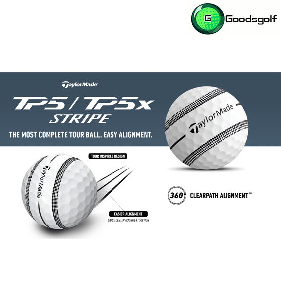 ลูกกอล์ฟ TaylorMade TP5 Stripe