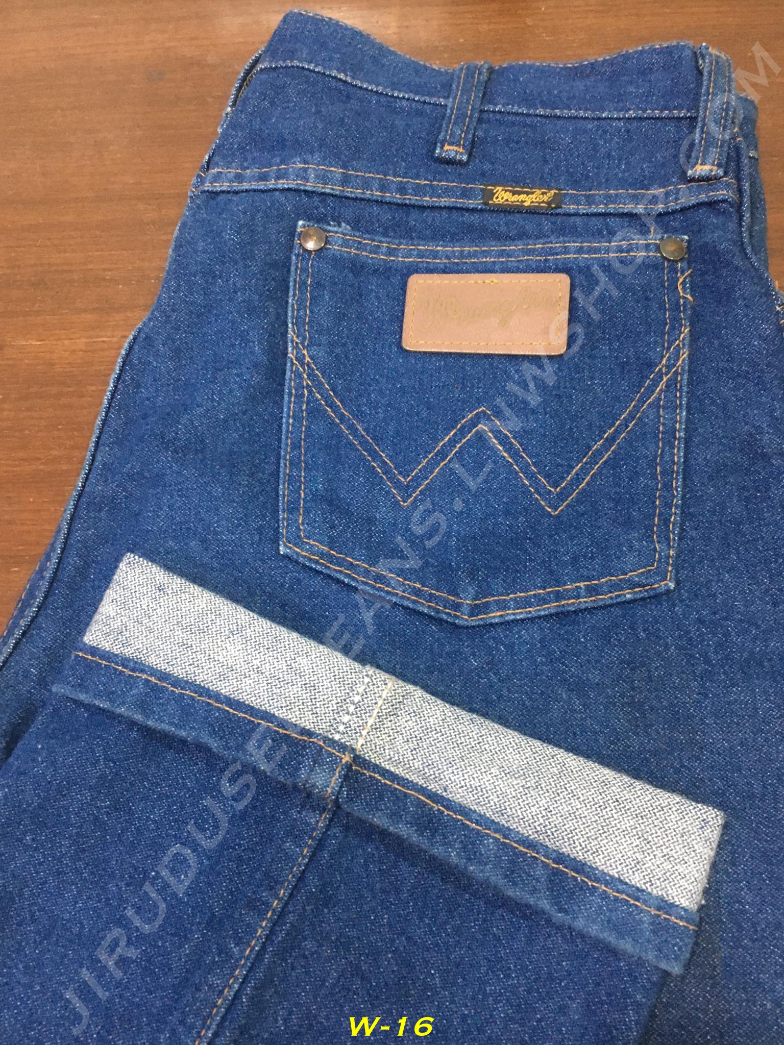 16. กางเกงยีนส์แรงเลอร์ Wrangler - 936PWD กระบอกตรง เอว 34 ยาว 36 Made in USA