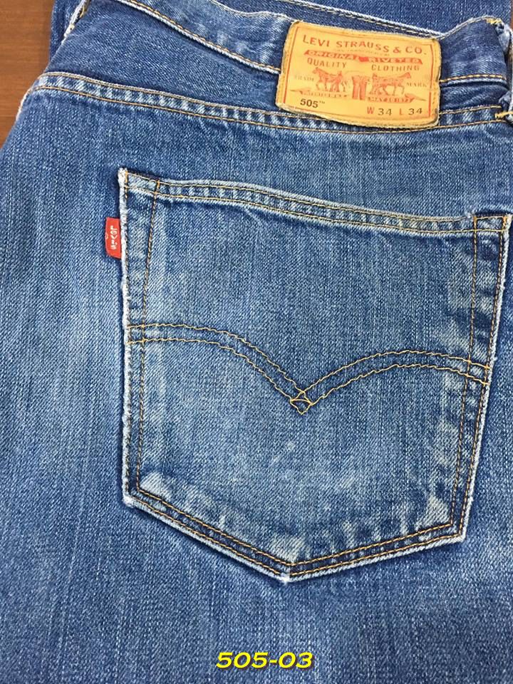 Levi’s 505 ริมแดง เอว 34 ยาว 33 Made in USA