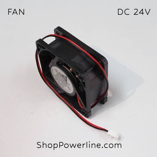 พัดลม Fan DC24V 60x60x25mm (2wire)