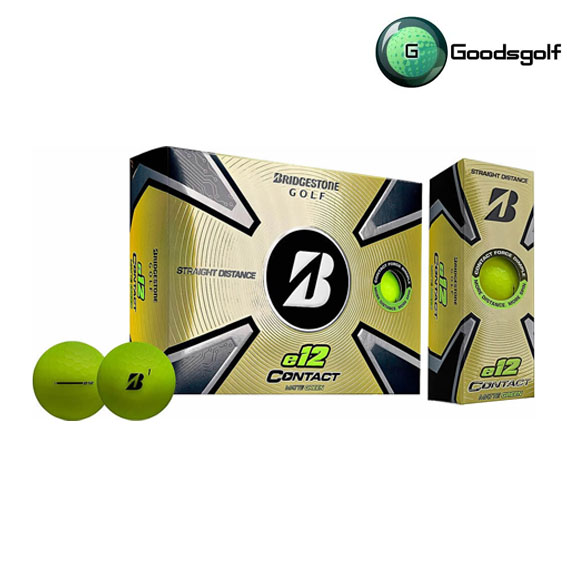 ลูกกอล์ฟ Bridgestone e12 Contact 2023 Green (ซื้อ1แถม1)