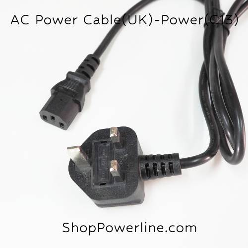 สายไฟ AC Power Cable/Fuse(UK) - Power(C13) (0.75mm)(1.8m)