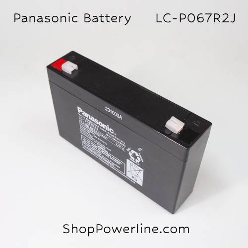 แบตเตอรี่ Battery Lead-Acid Re-charge Panasonic (LC-P067R2J, LC-P067R2P, LC-P067R2NA1, LC-P067R2CH1) 6V 7.2Ah