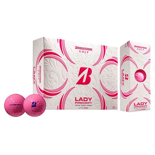 ลูกกอล์ฟ Bridgestone Lady Precept Pink (ซื้อ 2 แถม 1)
