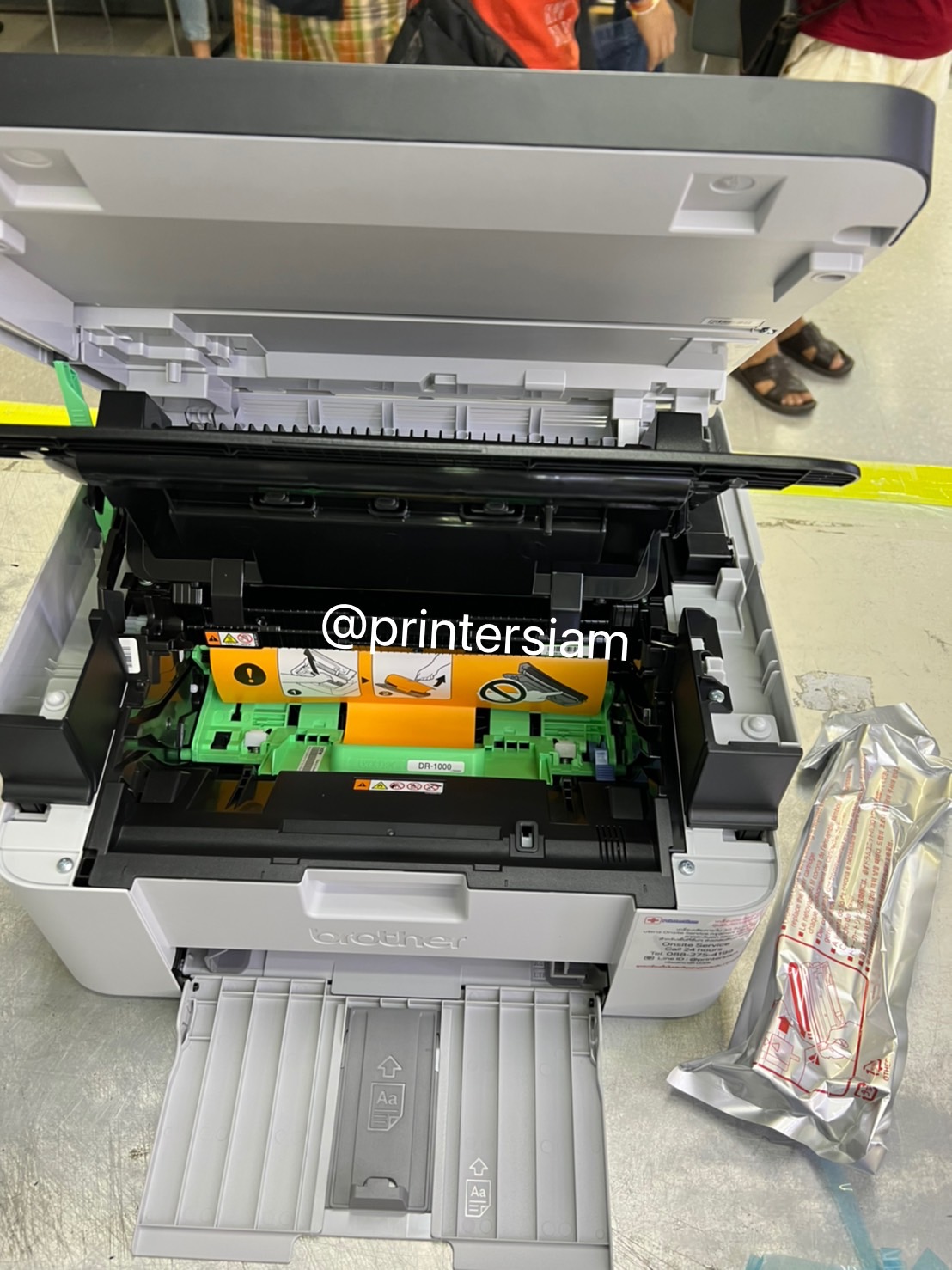 เครื่องปริ้นเตอร์มัลติฟังก์ชั่น เครื่องพิมพ์เลเซอร์ Brother DCP-1510