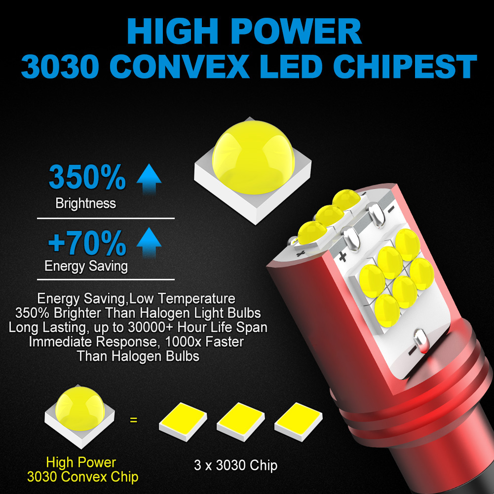 T15 LED ไฟถอย 1800LM X-LIGHTING รุ่น NL30 ชิป 3030MAX 15SMD สว่างกว่าเดิม 350%