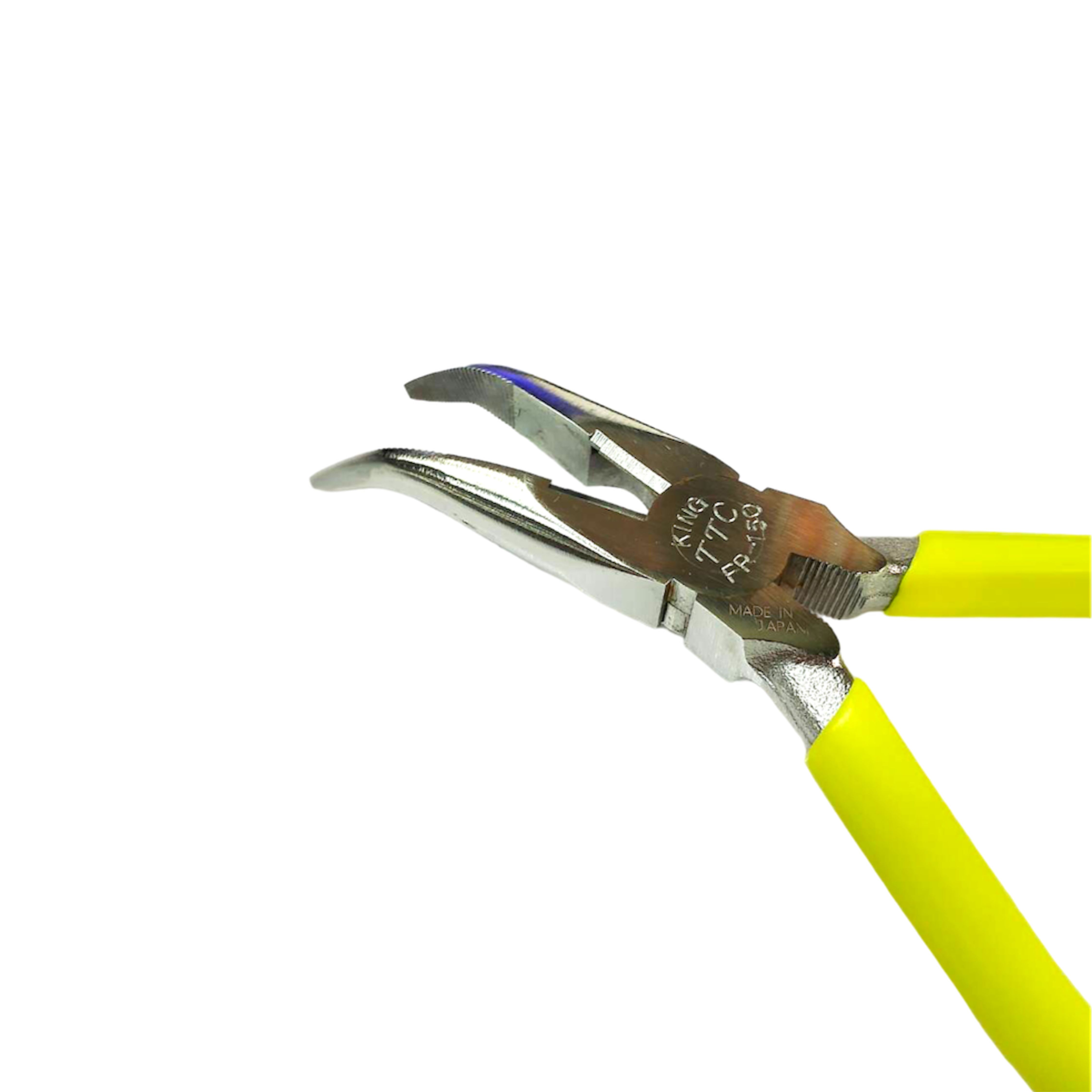 คีมปากแหลมแบบปากงอ 6นิ้ว Long Nose Pliers-Bent Type FR-150 King TTC