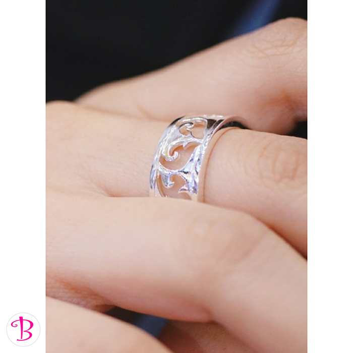 Silver ring ( RSL201 ) Z60 60 Silver 1 RSL201