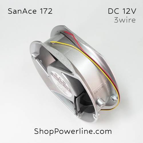 พัดลม Fan SanAce172 (109E5712PB5Y04) DC12V 172x150x51mm 2.3A (3wire)