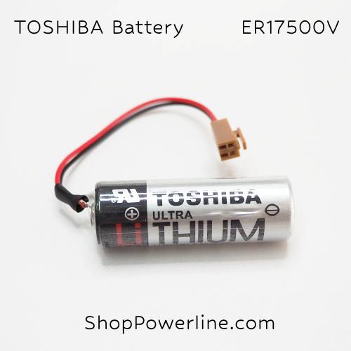 แบตเตอรี่ Battery TOSHIBA (ER17500V, NP8P-BTS) 3.6V (Brown Long Plug)