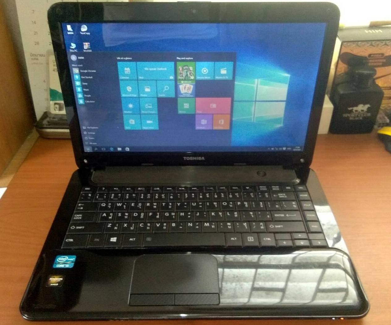 Toshiba M840 Core i5-3230M Upto3.2GHz การ์ดจอ AMD HD-7600 แรม8GB ดูหนังฟังเพลง ยูทูปHD งานออนไลน์