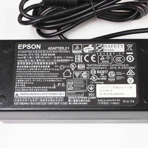 อะแดปเตอร์ Adapter Printer EPSON (M235B) 24V 1.5A (3Pin)